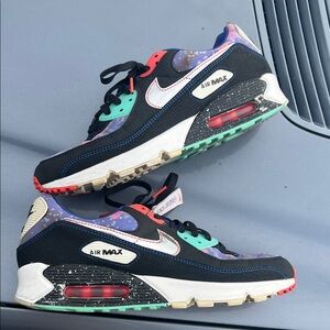 Nike Air Max Multicolor Galaxy Sneakers
